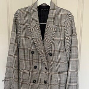 Zara Houndstooth Blazer (M)